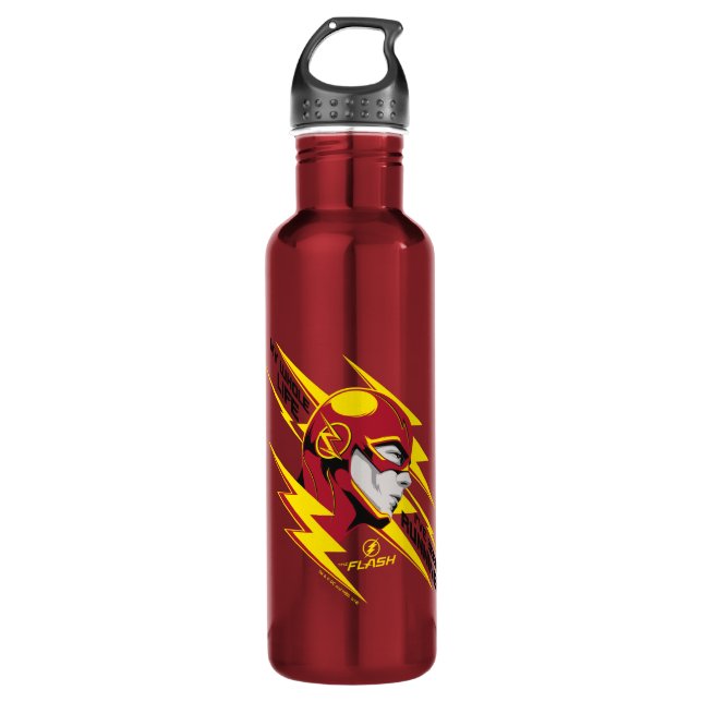 Botella De Agua El Flash | Toda mi vida he estado corriendo (Anverso)
