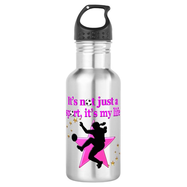 BOTELLA DE AGUA EL FÚTBOL ES MI VIDA (Anverso)