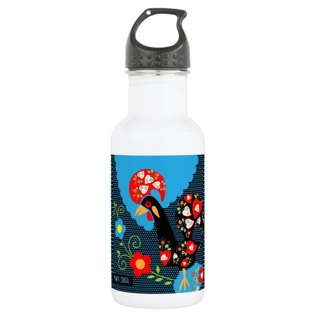 Botella De Agua El gallo de Portugal (Anverso)