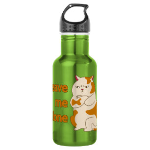 Botella De Agua El gato gordo de Moody me deja solo el agua de ace