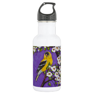 Botella De Agua El Goldfinch americano