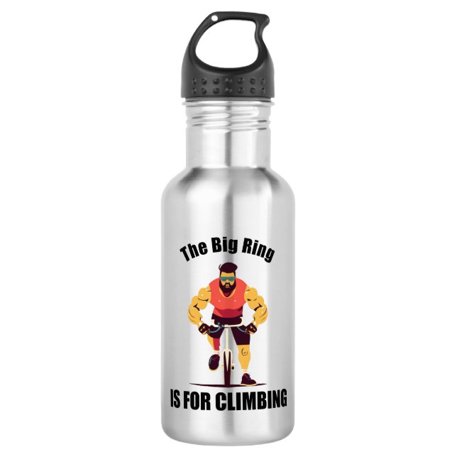 Botella De Agua El Gran Anillo Es Para Ciclismo De Montaña (Anverso)