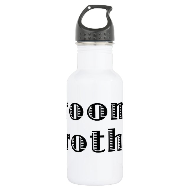 Botella De Agua El hermano de Grooms (Anverso)