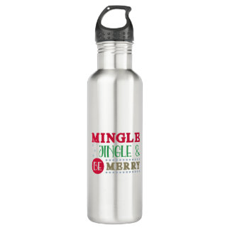 Botella De Agua El jingle de Mingle ser alegre