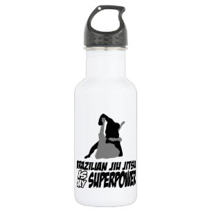 Botella De Agua El jitsu brasileño del jiu es mi superpotencia