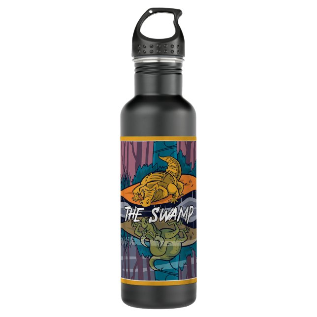 Botella De Agua El lagarto (Anverso)