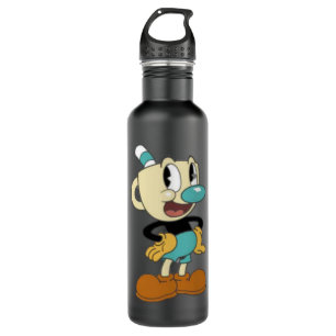 Botella De Agua El logotipo del programa Cuphead Show Text