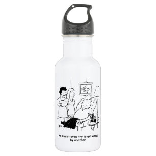 Botella De Agua El marido no trata de hacerse loco