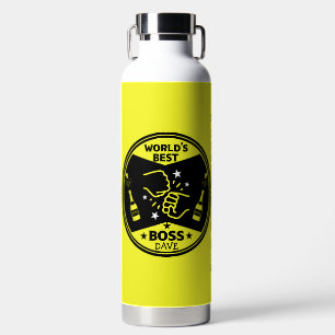 Botella De Agua El mayor jefe del mundo