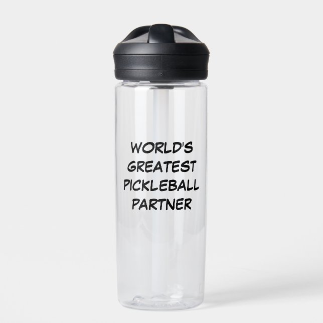 Botella De Agua El mayor socio de baloncesto del mundo (Delante)