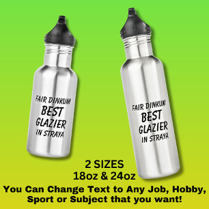 Botella De Agua El mejor GLAZIER de Dinkum justo en Straya
