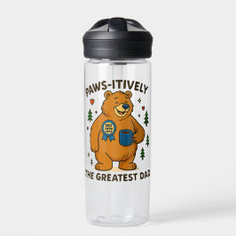 Botella De Agua El mejor oso de papá