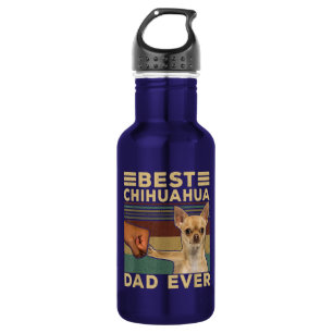 Botella De Agua El mejor papá de Chihuahua