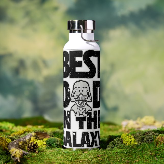 Botella De Agua El mejor papá de la galaxia (Exterior)