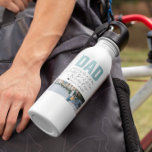 Botella De Agua El mejor papá del mundo | Collage de fotos moderno<br><div class="desc">Colores modernos, divertidos superposiciones tipográficas y espacio para cinco fotos con un mensaje personalizado. Todos los colores y el texto se pueden personalizar. Se puede personalizar para cualquier apodo - papa, pépé, grandad, abuelo, grand-pére, grampa, gramps, grampy, geepa, paw-paw, pappou, pop-pop, amapola, pappy, nonno, opa, baba, tutu, saba, lolo etc.)....</div>
