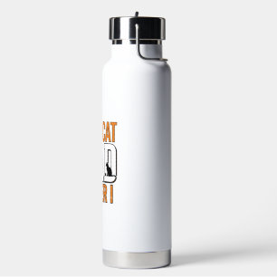 Botella De Agua El Mejor Papá Gato De La Historia Diseño De Camise