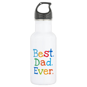 Botella De Agua El mejor papá nunca