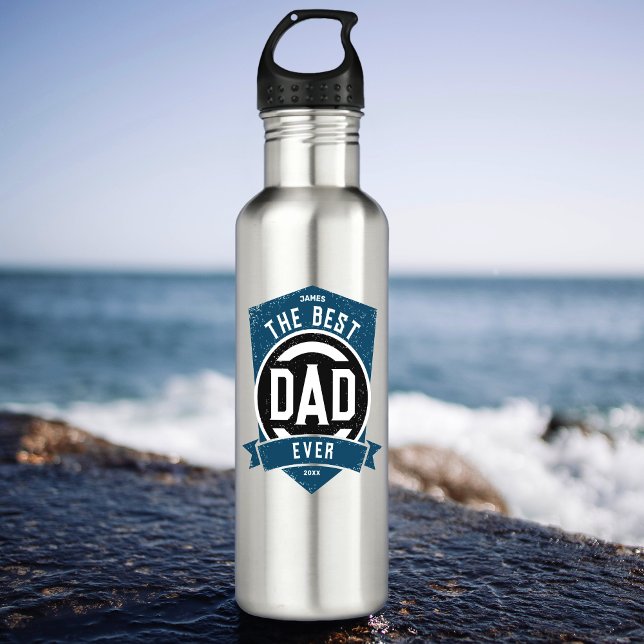 Botella De Agua El mejor regalo del Día del Padre Moderno (Subido por el creador)