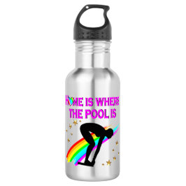 BOTELLA DE AGUA EL NIÑO SIEMPRE ESTÁ LISTO PARA LA PISCINA