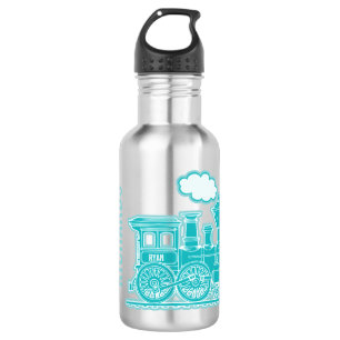 Botella De Agua El nombre completo del tren de la aguamarina de