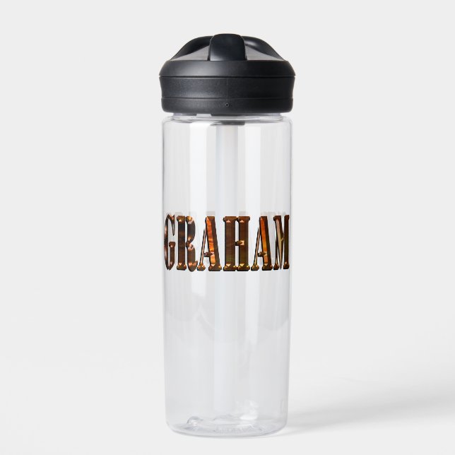 Botella De Agua "El nombre de Graham de la dimensión naranja" (Delante)