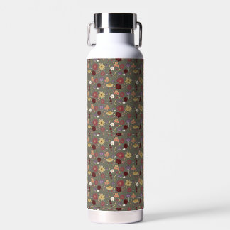 Botella De Agua El origen floral del abrave del otoño