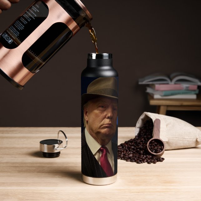 Botella De Agua El padrino de América Don J. Trump (Café)