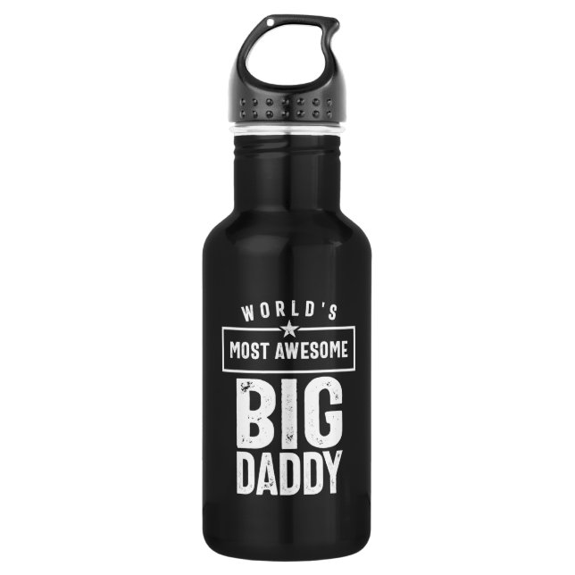 Botella De Agua El papá grande más asombroso del mundo | Padre Abu (Anverso)