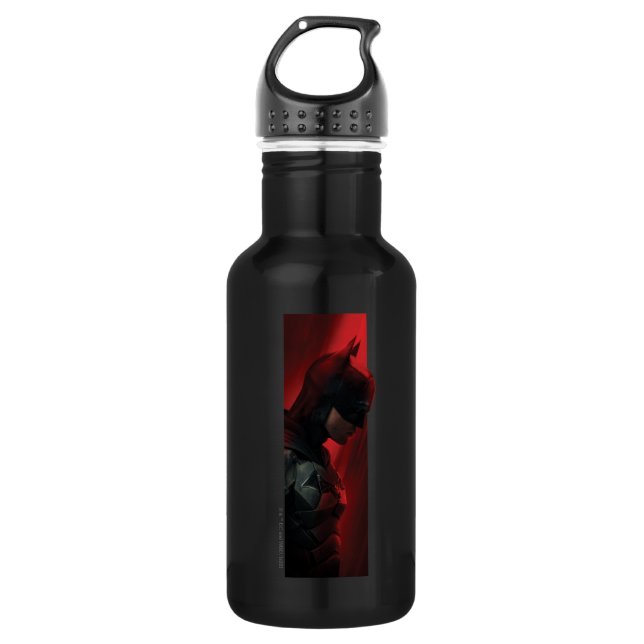 Botella De Agua El perfil del bar rojo Batman (Anverso)