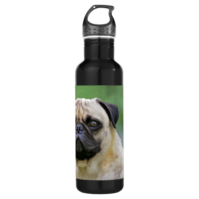 Botella De Agua El perro del barro amasado (Anverso)