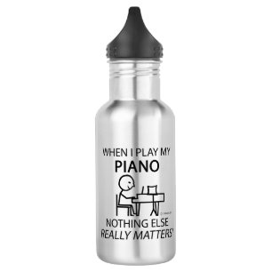 Botella De Agua El piano nada más importa