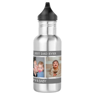 Botella De Agua El primer día del padre es el mejor papá de todo