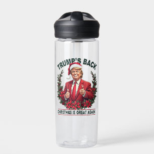 Botella De Agua El regreso de Trump La Navidad es genial de nuevo