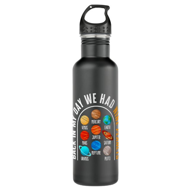 Botella De Agua El Sistema De Astronomía Solar De Vez En Cuando Tu (Anverso)