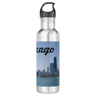 Botella De Agua El Skyline de Chicago
