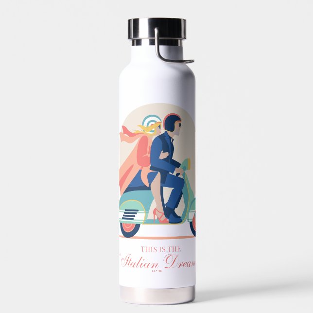 Botella De Agua El sueño italiano: el Lotus blanco (Izquierdo)