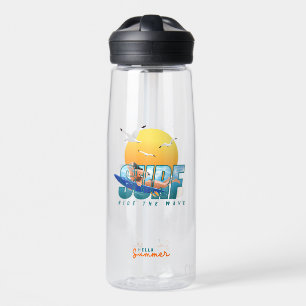 Botella De Agua El surfista cabalga la ola (F)
