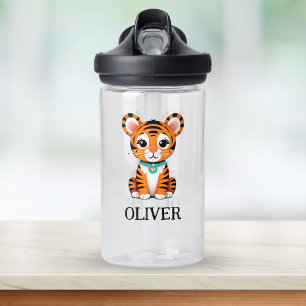 Botella De Agua El tigre bebé lindo personalizado