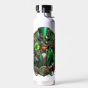 Botella De Agua El trébol de vapor del Día de San Patricio