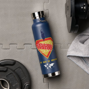 Botella De Agua El último hijo del emblema de Krypton