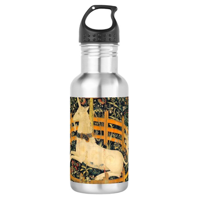 Botella De Agua El unicornio en cautiverio (Anverso)