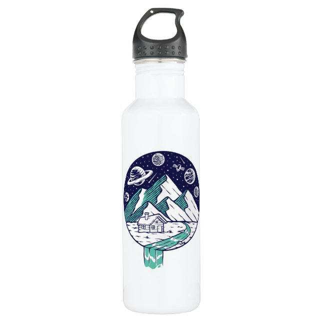 Botella De Agua El universo (Anverso)