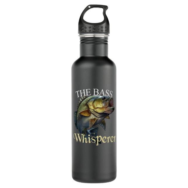 Botella De Agua El Whisperer de Bass Dark (Anverso)