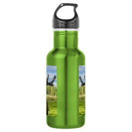 Botella De Agua Elch-Flasche, Moose-Bottle
