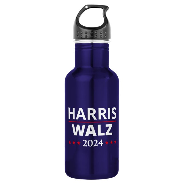 Botella De Agua Elecciones Harris Walz 2024 III (Anverso)