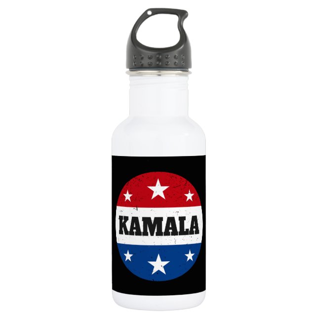 Botella De Agua Elecciones Kamala Harris 2024 V (Anverso)
