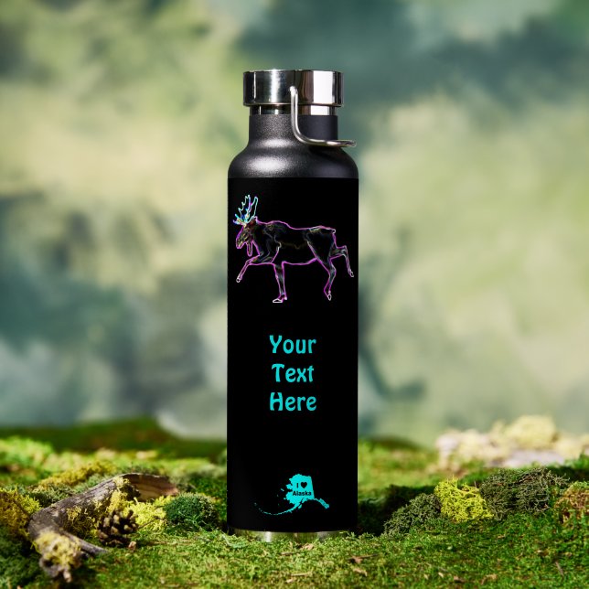 Botella De Agua Electric Moose (Al aire libre (girado))