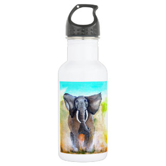 Botella De Agua Elefante africano grande y poderoso
