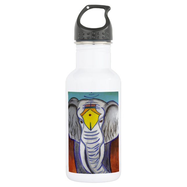 Botella De Agua Elefante blanco (Anverso)