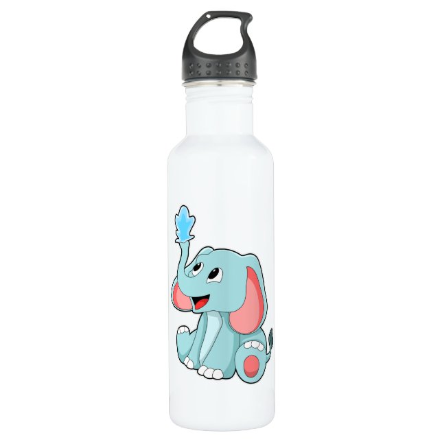 Botella De Agua Elefante con agua (Anverso)
